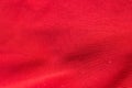 Red cotton material texture or background Royalty Free Stock Photo