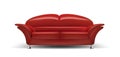 Red couch Royalty Free Stock Photo