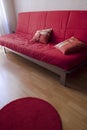 Red Couch Royalty Free Stock Photo