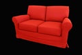 Red couch Royalty Free Stock Photo