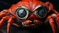 Red Crab With Blue Eyes: A Cybersteampunk Zbrush Creation