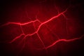 Red cracks texture Royalty Free Stock Photo