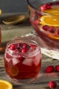Red Cranberry Holiday Punch Royalty Free Stock Photo