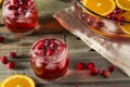 Red Cranberry Holiday Punch