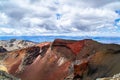 Red Crater, Tongariro Alpine Crossing, New Zealand Royalty Free Stock Photo