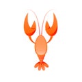 Red crayfish icon