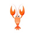 Red crayfish icon