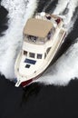 Red and Cream Speedboat Royalty Free Stock Photo