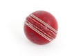 Red Cricket Ball Royalty Free Stock Photo