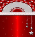 Red cristmas background Royalty Free Stock Photo