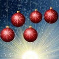 Red Cristmass background Royalty Free Stock Photo