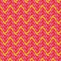 Red crochet pattern Royalty Free Stock Photo