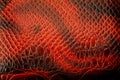 Red croco dragon leather texture Royalty Free Stock Photo