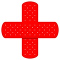 Red Cross Bandaids Royalty Free Stock Photo