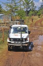 Kenya: Red Cross Car from the Mission in Eldoret Rift VAlley