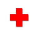 A First aid icon placed on white background