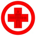 Red cross logo