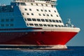 Red cruise liner Royalty Free Stock Photo