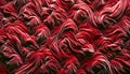 a red crushed velvet romance fabric luxury love soft material pattern fur smooth cloth gift beauty vibrant felt decorative vintage