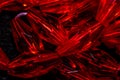 RED CRYSTAL BEADS Royalty Free Stock Photo