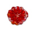 Red crystal cluster ring Royalty Free Stock Photo