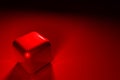 Red cube Royalty Free Stock Photo