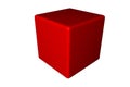 Red cube Royalty Free Stock Photo