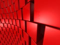 Red Cubes Blocks Abstract Wall Background Royalty Free Stock Photo