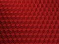 Red Cubes pattern, 3d render illustration