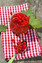 Red currant jam Royalty Free Stock Photo