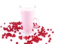 Red currant smoothie Royalty Free Stock Photo