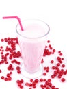 Red currant smoothie Royalty Free Stock Photo