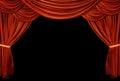 Red curtain Royalty Free Stock Photo