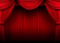 Red curtain