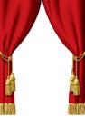 Red curtain Royalty Free Stock Photo