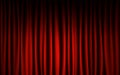Red curtain stage concert show background. Abstract and background wallpaper concept Royalty Free Stock Photo