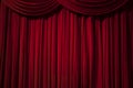 Red curtain stage Royalty Free Stock Photo