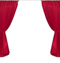 Red curtains Royalty Free Stock Photo