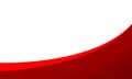 Red curve wave panel background Royalty Free Stock Photo