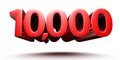 10000 red 3d.