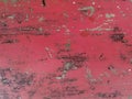 Red damaged painted board, red painted dirty Wood flat, aged board background or texture Royalty Free Stock Photo