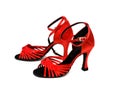 Red dancing shoes