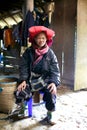 Red Dao Ehtnic Minority People of Vietnam Royalty Free Stock Photo