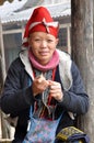 Red Dao (Yao, Dzao) Chinese minority woman in traditional clothe