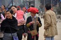 Red Dao (Yao, Dzao) Chinese minority women in traditional clothe