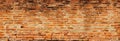 Red or Dark brown old brick wall cement  clean  horizontal Masonry surface  for wallpaper    background  Textures grunge Royalty Free Stock Photo