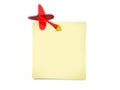 Red Dart Arrow and Sticky Post Royalty Free Stock Photo