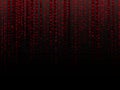 Red Data Background Royalty Free Stock Photo