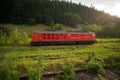 Red DB Schenker DR Class 130 Ludmila locomotive