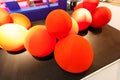 Red decorative balls